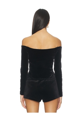 ASTR the Label Salem Top in Black. Size S. Also in L, M, XS.