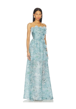 ELLIATT Faye Gown in Blue. Size S. Also in XS, M, L, XL.