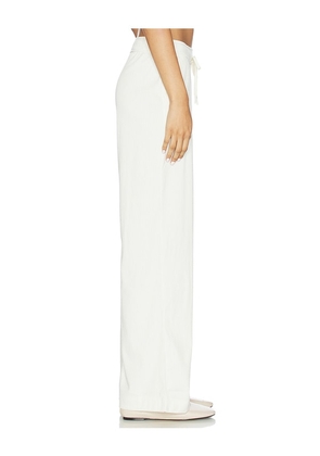 Beyond Yoga Breathe Easy Corduroy Wide Leg Pant in Cream. Size M. Also in S, XS, L.
