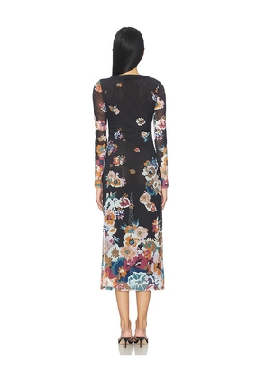 Cleobella Lura Mesh Midi Dress in Black. Size S. Also in XS.