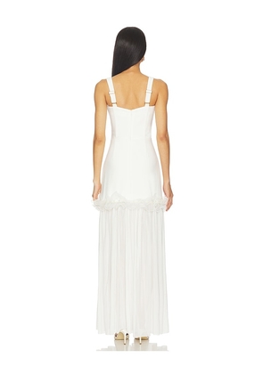 ELLIATT Sia Gown in White. Size L. Also in S, XS, M, XL.