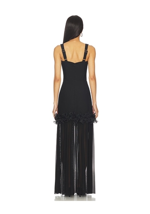 ELLIATT Sia Gown in Black. Size L. Also in S, XS, M, XL.