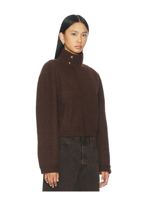 ALL THE WAYS Calen Jacket in Chocolate. Size M. Also in S, L, XL.