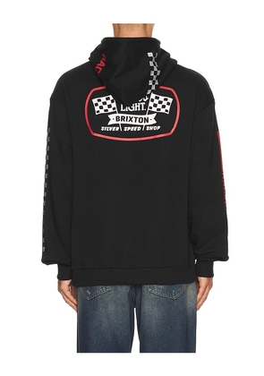 Brixton Coors Light Pit Stop Hoodie in Black. Size M. Also in L, S, XL/1X.
