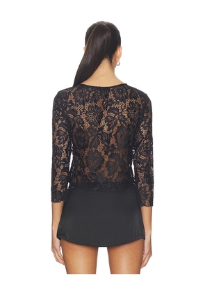Bella Venice The Camille Lace Top in Black. Size M. Also in XS, S, L.