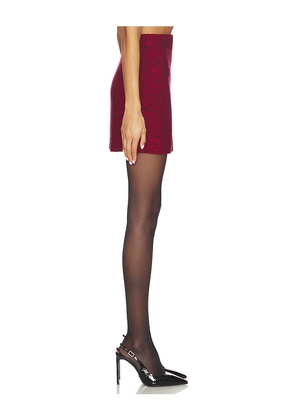 ET OCHS Iris Knit Skirt in Red. Size L. Also in M, S, XS.