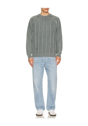 Bound Melvin Washed Sweater in Grey. Size S. Also in M, XL/1X.