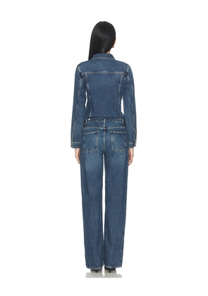 AGOLDE Esther Jumpsuit in Blue. Size M. Also in XS, S.
