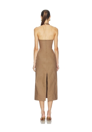Cult Gaia Estelle Dress in Brown. Size 2. Also in 6, 8.