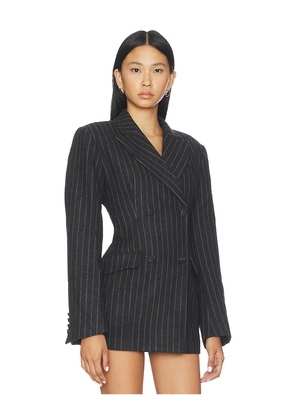 AFRM Jemima Blazer in Grey. Size M. Also in XS, L.