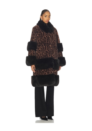 Adrienne Landau Suzie Coat in Brown. Size M. Also in S.