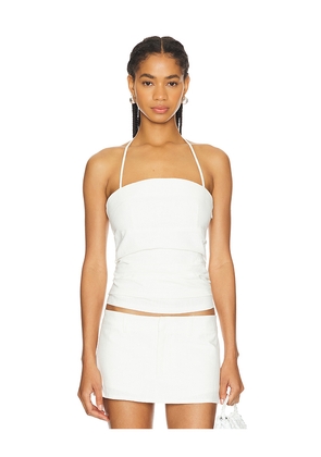 LIONESS 1999 Halter Top in Ivory. Size L. Also in M.