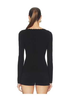 Cult Gaia Jean Top in Black. Size M. Also in L, XS.