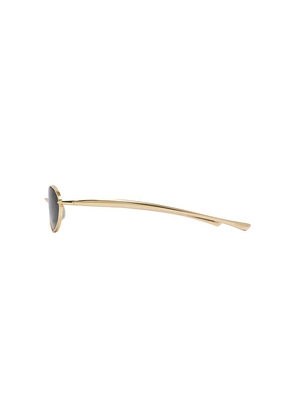 Banbe The Cruz Sunglasses in Metallic Gold.