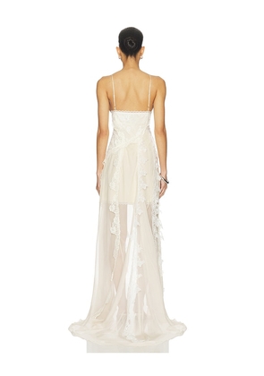 Aniye Records Doris Slip Dress in Cream. Size XS. Also in M.
