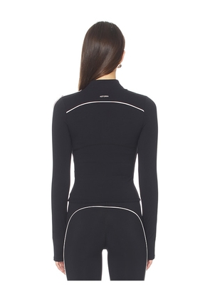 Astoria Half Zip Jacket in Black. Size M. Also in XS.