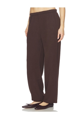 Eterne Boyfriend Pocket Sweatpant in Chocolate. Size M. Also in S, L.