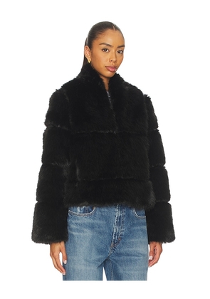 Apparis Sai Sable Coat in Black. Size M. Also in S, L, XL.