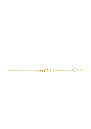 By Adina Eden Diamond By The Yard Necklace in Metallic Gold.