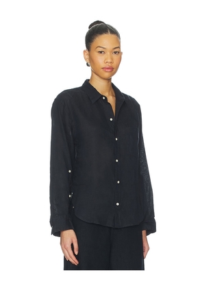 Citizens of Humanity Kayla Shrunken Shirt in Navy. Size M. Also in XS.