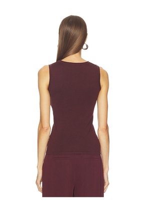 All My Love Maddie Top in Burgundy. Size L. Also in S, M, XL.