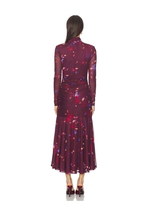 ASTR the Label Aubriella Dress in Burgundy. Size M. Also in L, S, XS.