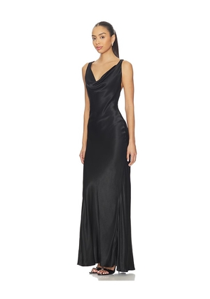 Bardot Anouk Cowl Neck Maxi Dress in Black. Size 10. Also in 4, 2, 6, 8.