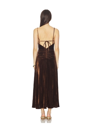 ASTR the Label Valery Dress in Brown. Size M. Also in L, S, XL, XS.