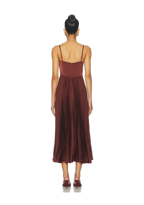 ASTR the Label Elyssa Dress in Rust. Size M. Also in L, S, XL, XS.