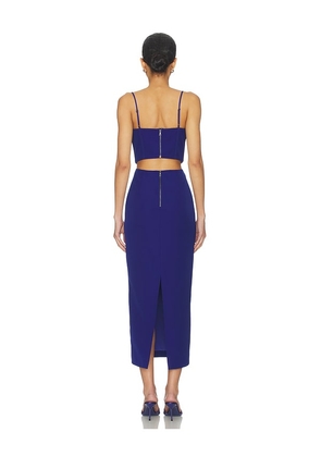 Bardot x REVOLVE Martini Midi Dress in Blue. Size 10. Also in 4, 2.