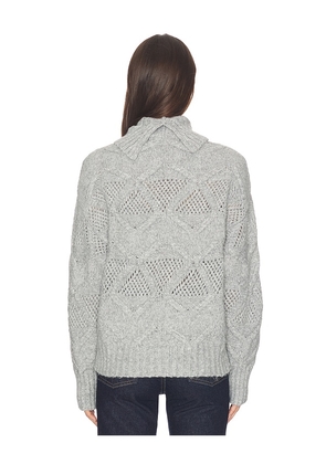 ASTR the Label Janeth Sweater in Light Grey. Size M. Also in L, S, XL, XS.