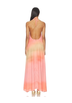 Baobab Rondine Maxi Dress in Coral. Size L. Also in XS, S.