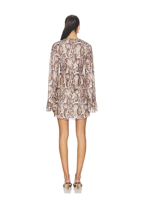 AFRM Kori Dress in Beige. Size M. Also in L, S, XS.