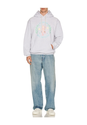 Casablanca Dance Joy Hooded Sweatshirt in Grey. Size M. Also in S, L, XL/1X.