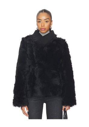 ALLSAINTS Wilton Reversible Shearling Jacket in Black. Size M. Also in L.