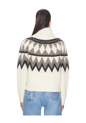 ALLSAINTS Tara Sweater in Cream,Black. Size L. Also in XS, S, M.