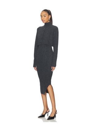 ALLSAINTS Sabine Dress in Charcoal. Size S. Also in M.