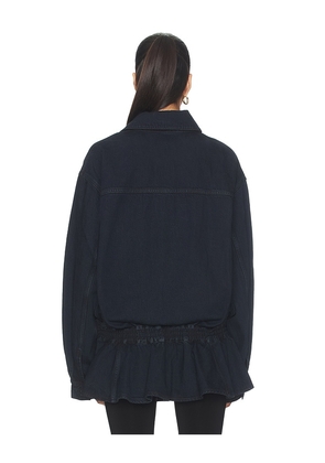 AGOLDE Rubik Jacket in Blue. Size M. Also in XS, S, XL.