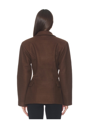 ALL THE WAYS Avyanna Blazer in Brown. Size M. Also in XXS, XS, S, L.