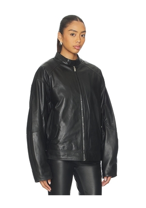 EB Denim Domenico Bomber Jacket in Black. Size L. Also in S, M.
