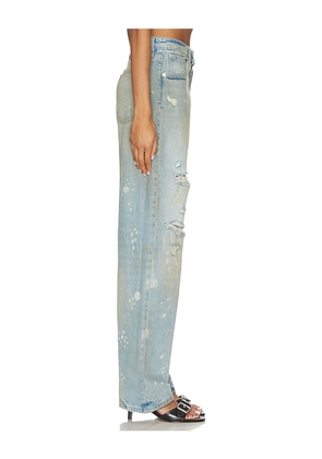 EB Denim Sofia High Rise Relaxed in Blue. Size 25. Also in 24, 26, 27, 28.