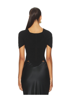 Cult Gaia Eliza Top in Black. Size M. Also in XS, S.