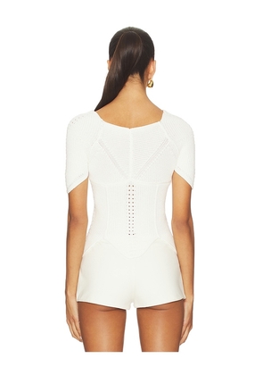 Cult Gaia Eliza Top in White. Size M. Also in L, XS.