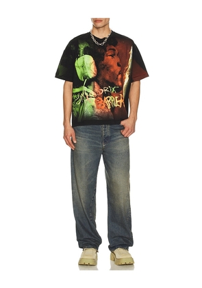 Barriers Worldwide x Jimi Hendrix Alchemy T-Shirt in Black. Size M. Also in S, L.