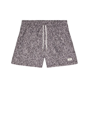 Bather Printed Classic Swim Trunk in Black. Size S. Also in M, XL/1X.