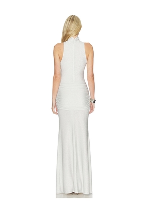 DELFI Roya Dress in Metallic Silver. Size M. Also in S, L, XL.