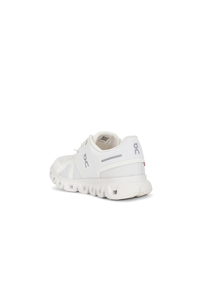 On Cloud 6 Sneaker in White. Size 10. Also in 6, 5, 5.5, 6.5, 7, 7.5, 8, 8.5, 9, 9.5, 10.5.