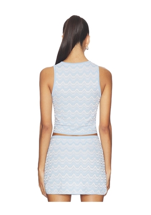 DEVON WINDSOR x REVOLVE Lata Top in Baby Blue. Size M. Also in XS, S, L, XL.
