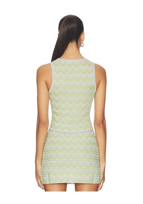 DEVON WINDSOR x REVOLVE Lata Top in Mint,Baby Blue. Size M. Also in XS, S, L.