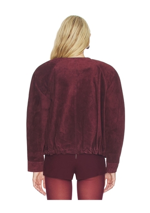 Ducie Suki Coat in Burgundy. Size M. Also in XXS, S, L.